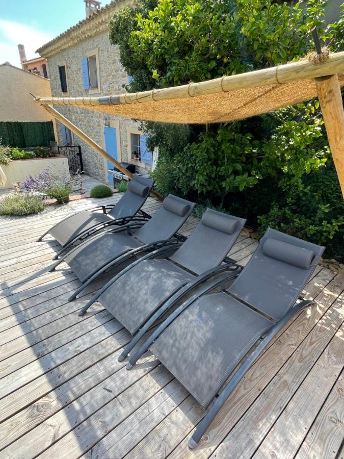 サン・シル・シュル・メール Mas Provencale Jardin Piscineヴィラ エクステリア 写真